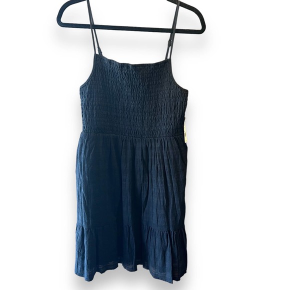 CRYSTAL DOLL Women's Black Adjustable Straps Short Dress Juniors XL - Picture 5 of 14